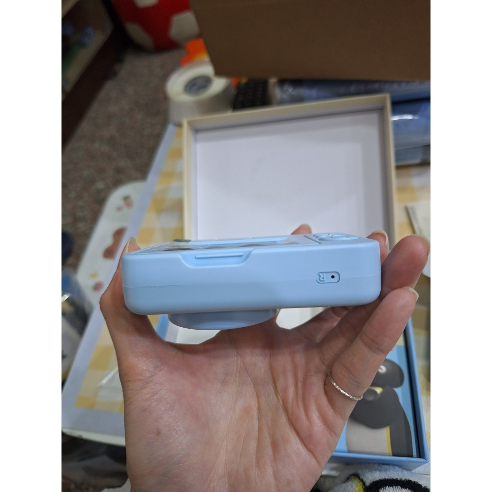 〈預購〉企鵝家族 pingu 新款 CCD 電子相機 翻蓋旋轉鏡頭 藍色相機-細節圖5