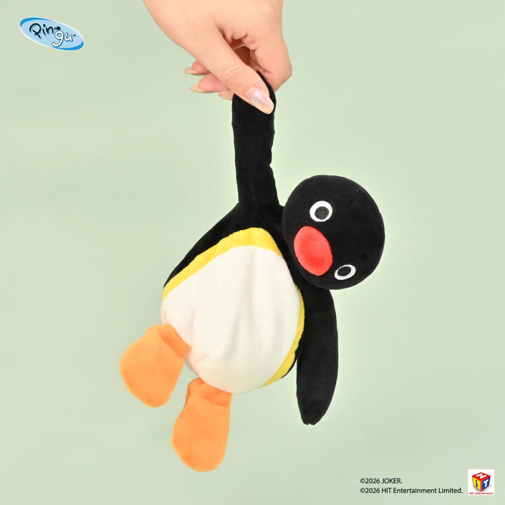 〈預購〉企鵝家族 pingu pinga 豆沙娃娃 15CM-細節圖3