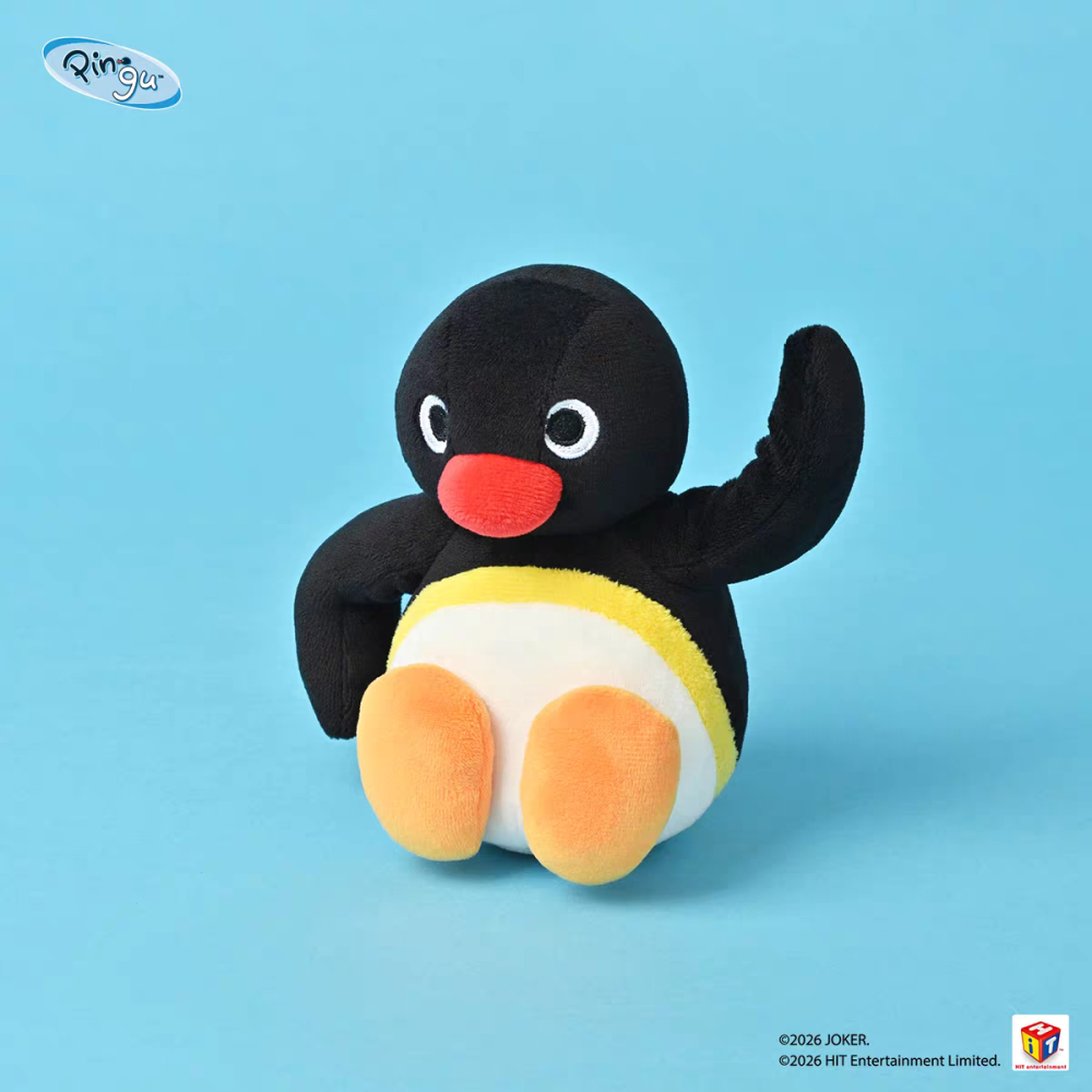 〈預購〉企鵝家族 pingu 不倒翁 娃娃 坐姿娃娃 14CM-細節圖4