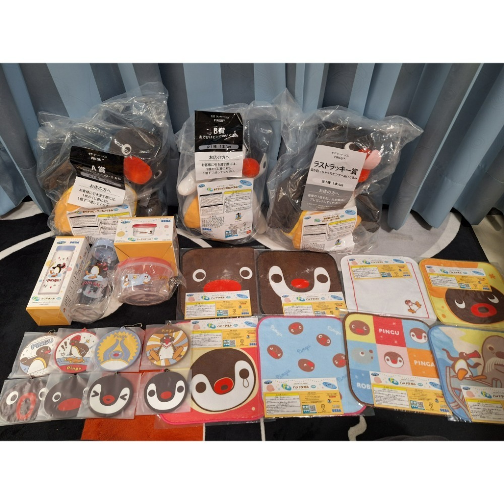 〈現貨〉企鵝家族 pingu pinga日本 一番賞 A賞 B賞 C賞 最後賞 水壺 方巾 保鮮盒 吊飾 杯墊-規格圖7