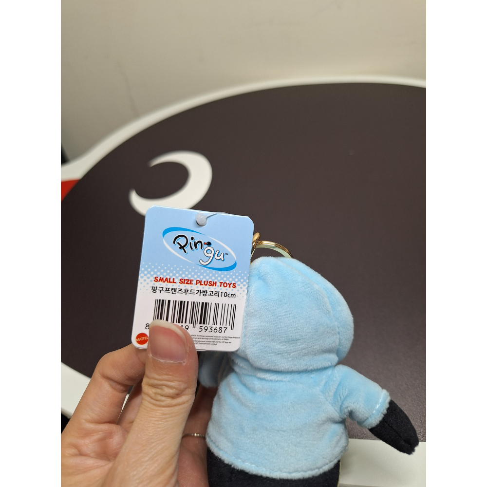 〈現貨〉韓國 企鵝家族 pingu pinga 帽T 娃娃吊飾 鑰匙圈 潮T 組合-細節圖3