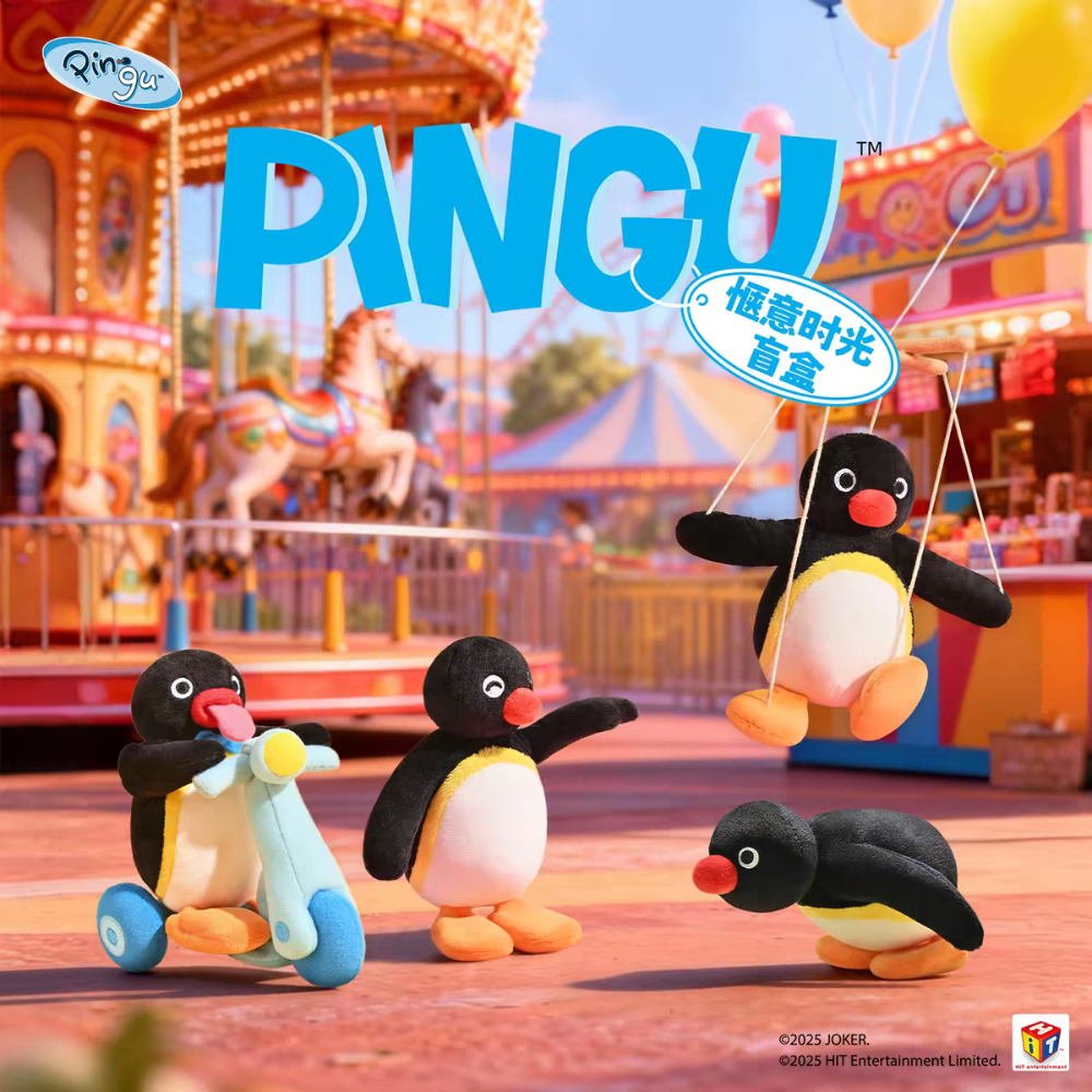 〈現貨〉企鵝娃娃 pingu 愜意時光 娃娃 吊飾 4入組