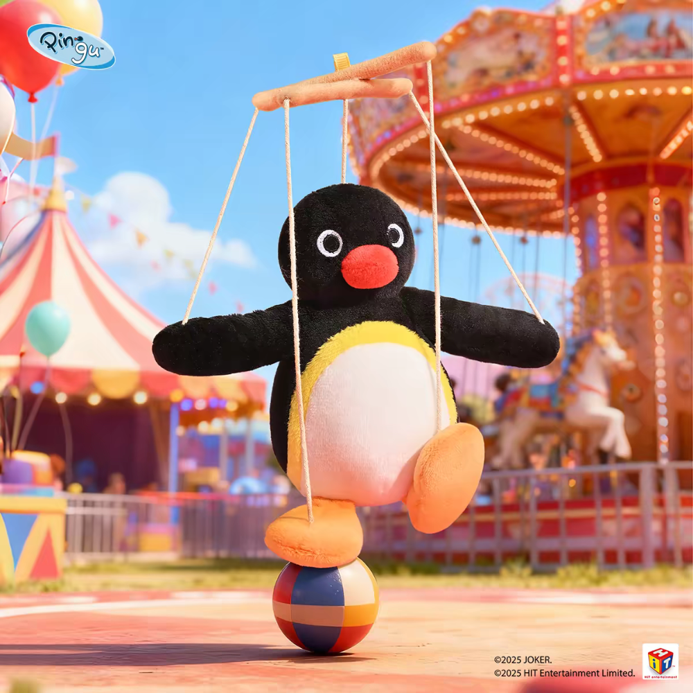 〈現貨〉企鵝娃娃 pingu 愜意時光 娃娃 吊飾 4入組-細節圖3
