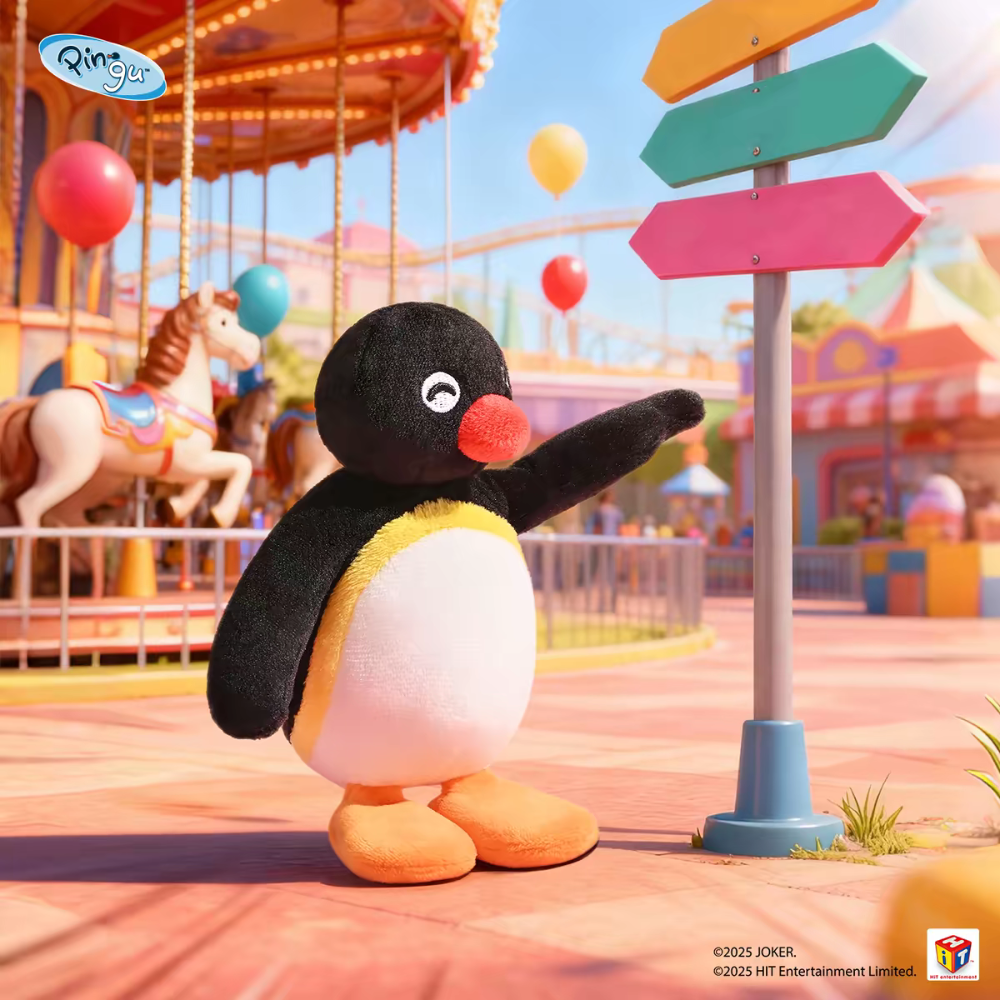 〈現貨〉企鵝娃娃 pingu 愜意時光 娃娃 吊飾 4入組-細節圖4