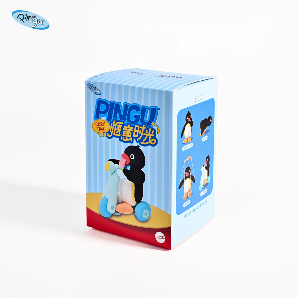 〈現貨〉企鵝娃娃 pingu 愜意時光 娃娃 吊飾 4入組-單個隨機