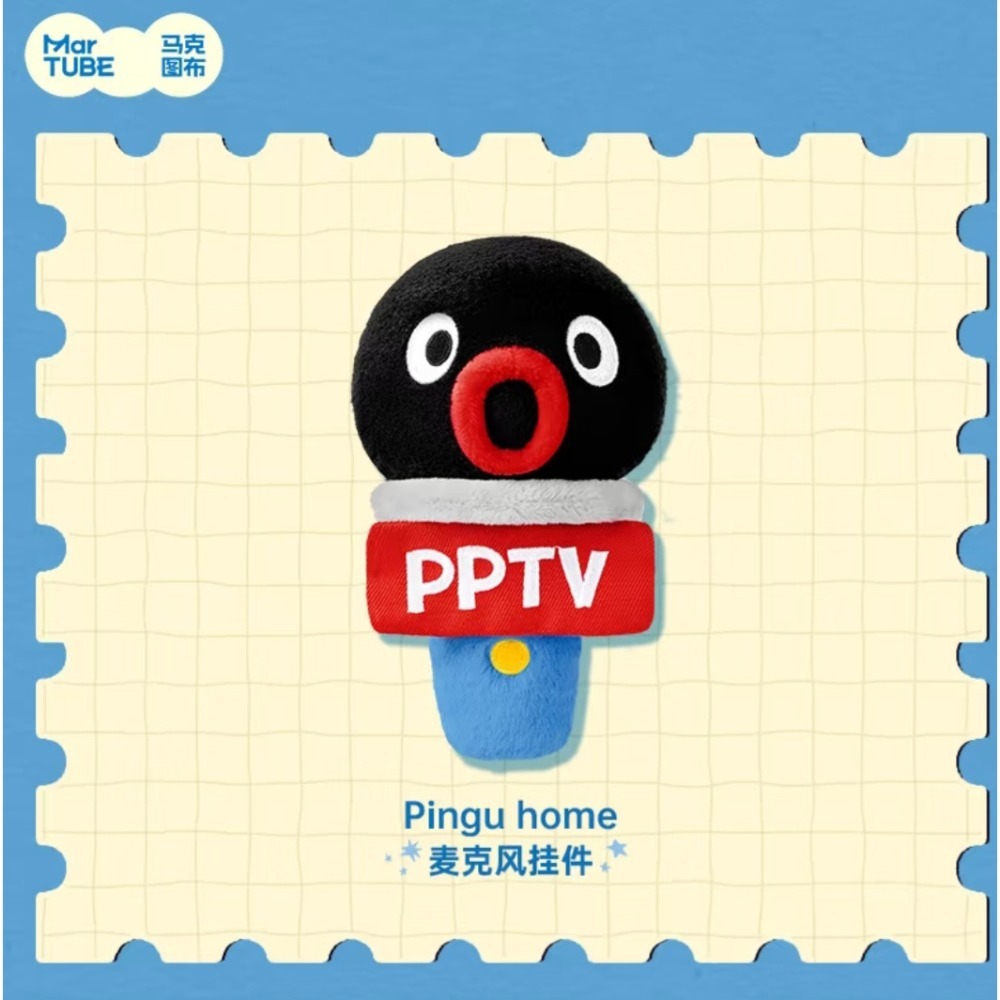 〈預購〉企鵝家族 pingu 麥克風造型 錄音娃娃-細節圖4