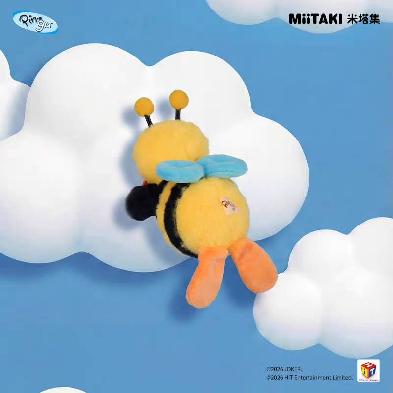 〈預購〉企鵝家族 pingu 蜜蜂 昆蟲 震動 娃娃 吊飾-細節圖2