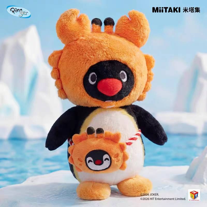 〈預購〉企鵝家族 pingu 螃蟹 裝扮 造型 娃娃