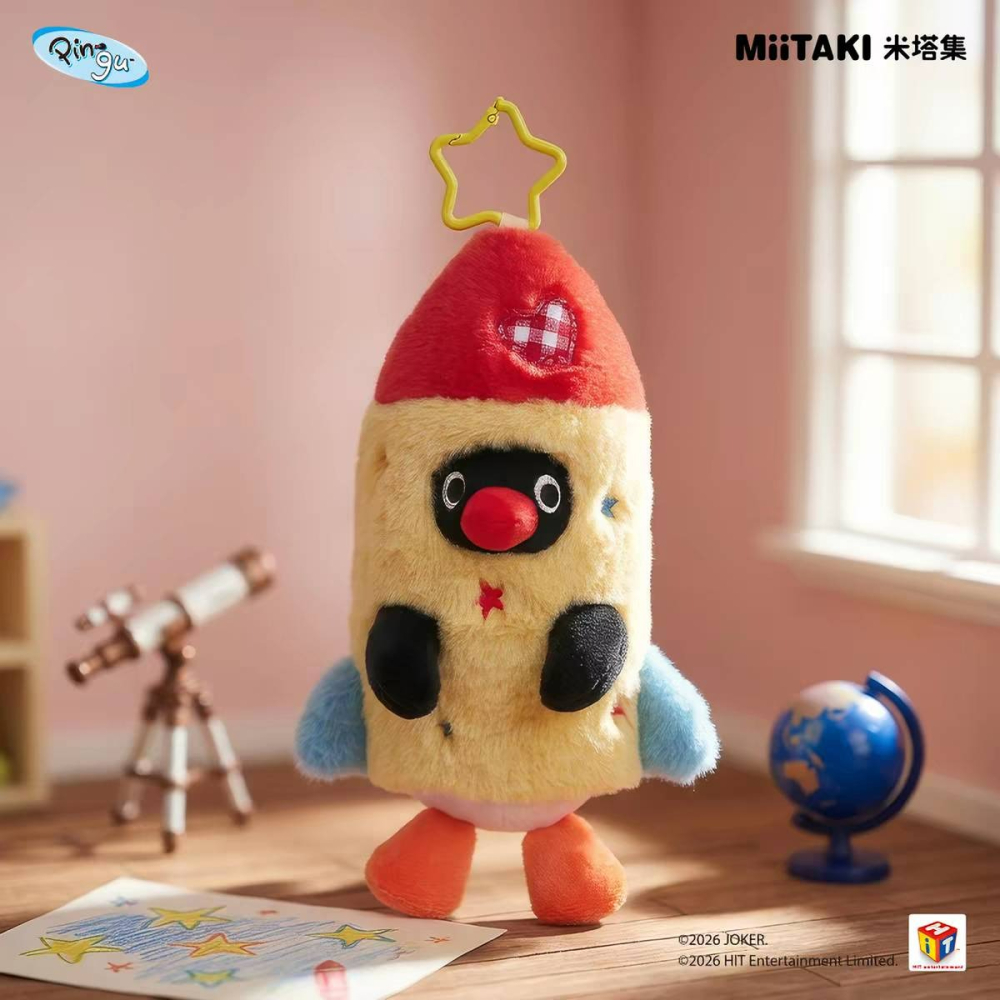 〈預購〉企鵝家族 pingu 童心 鉛筆 小象 電話 畫家 時鐘 電視 百寶箱系列 娃娃 盲盒 吊飾-細節圖3