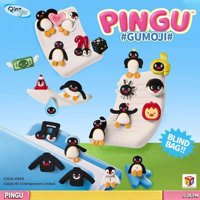 〈部分現貨〉企鵝家族 pingu pinga 貼貼 冰箱貼 磁鐵 絨毛 盲袋