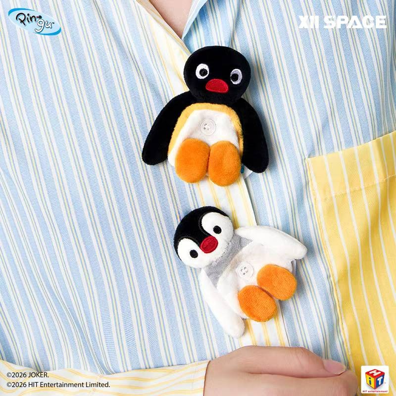 〈部分現貨〉企鵝家族 pingu pinga 貼貼 冰箱貼 磁鐵 絨毛 盲袋-細節圖3