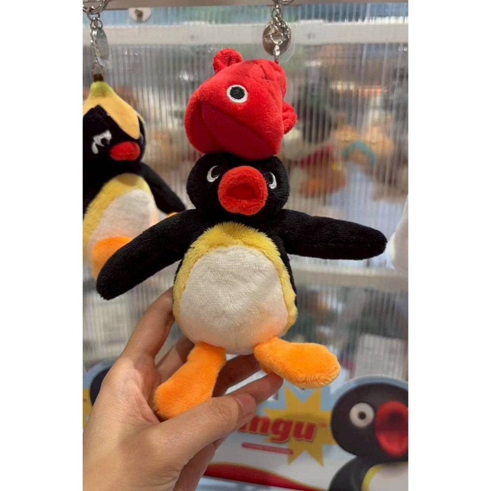 〈現貨〉企鵝家族 pingu 情緒小波動 4入端盒 娃娃 吊飾 鑰匙圈-細節圖4