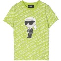 ✴Sparkle歐美精品✴ Karl Lagerfeld   老佛爺卡爾側身滿版斜紋logo短袖上衣T恤 青年版-規格圖11