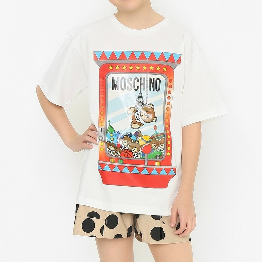 ✴Sparkle歐美精品✴ Moschino娃娃機小熊短袖上衣T恤 青年版 現貨真品-細節圖2