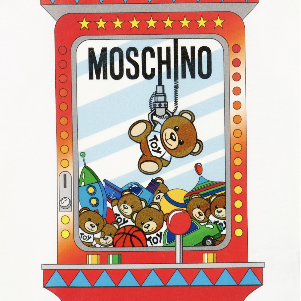 ✴Sparkle歐美精品✴ Moschino娃娃機小熊短袖上衣T恤 青年版 現貨真品-細節圖5