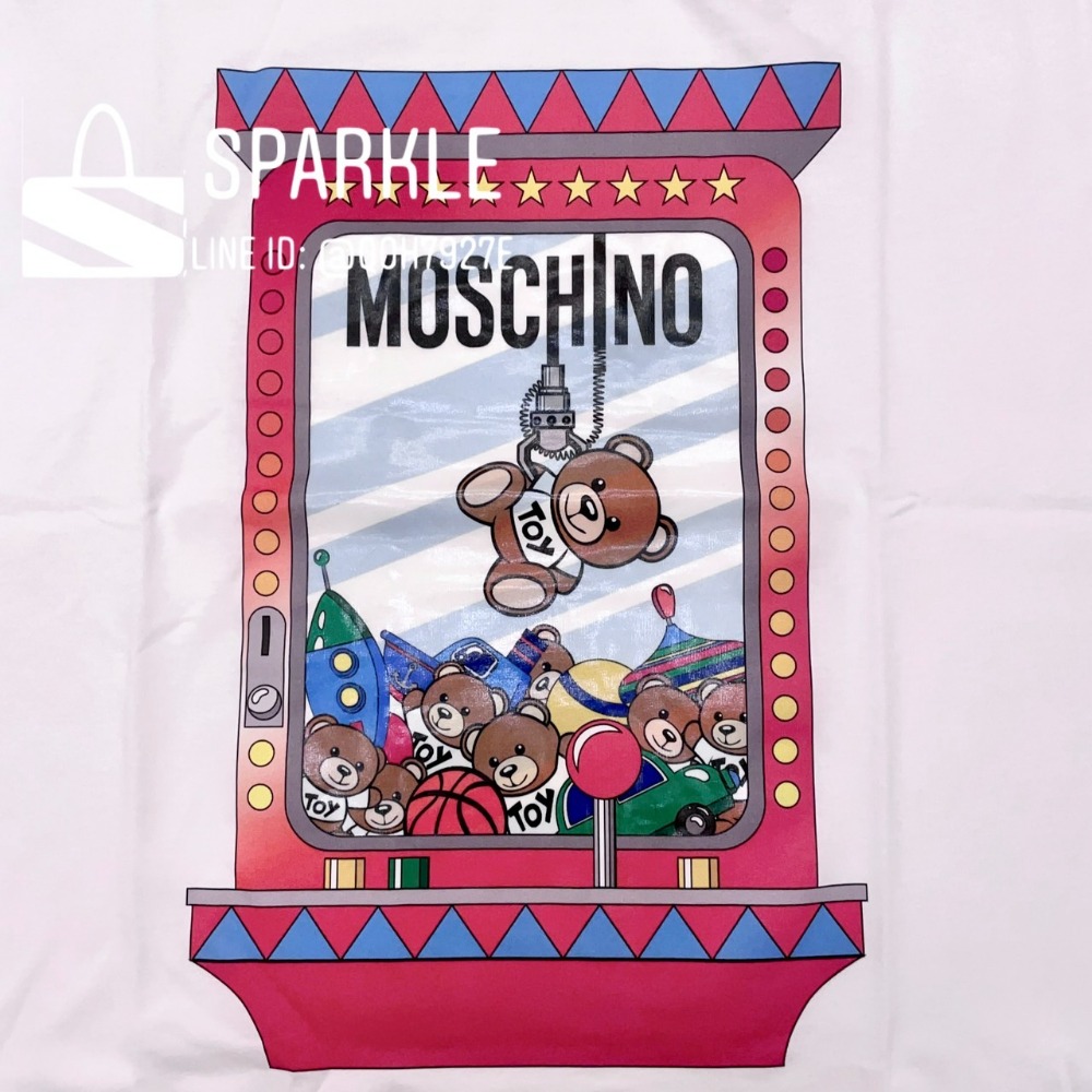 ✴Sparkle歐美精品✴ Moschino娃娃機小熊短袖上衣T恤 青年版 現貨真品-細節圖10
