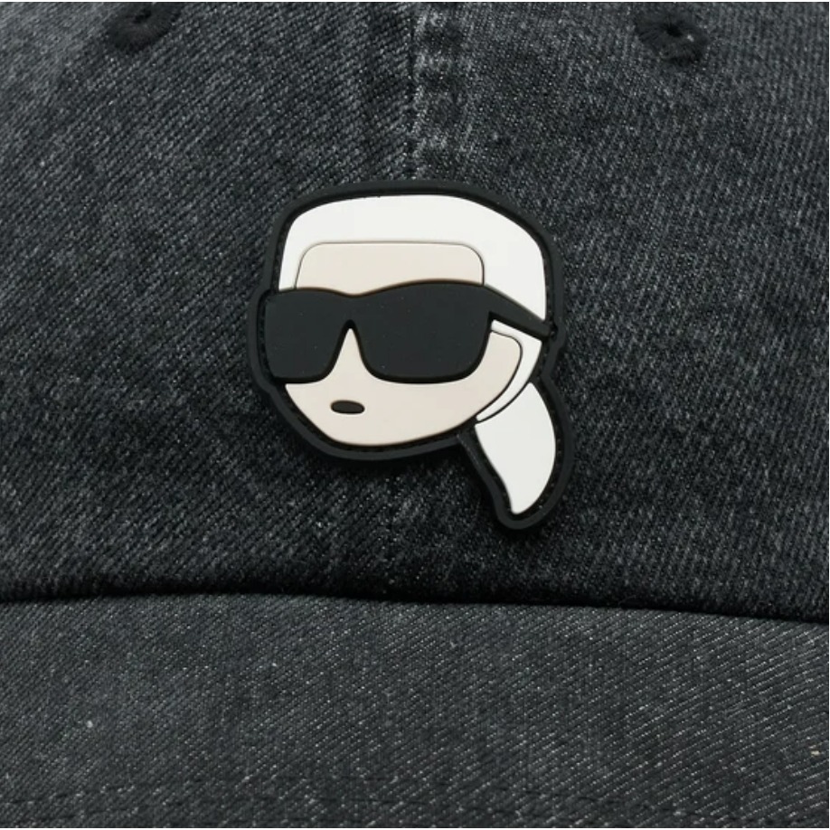 ✴Sparkle歐美精品✴ Karl Lagerfeld 歐版 側臉老佛爺卡爾2.0牛仔水洗棒球帽 帽子 遮陽帽-細節圖6