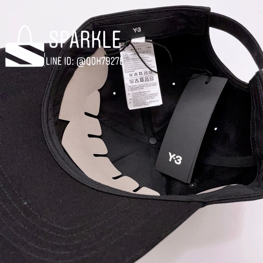 ✴Sparkle歐美精品✴ Y-3山本耀司 品牌大logo Y3棒球帽 H62981 男女可戴 現貨真品-細節圖10