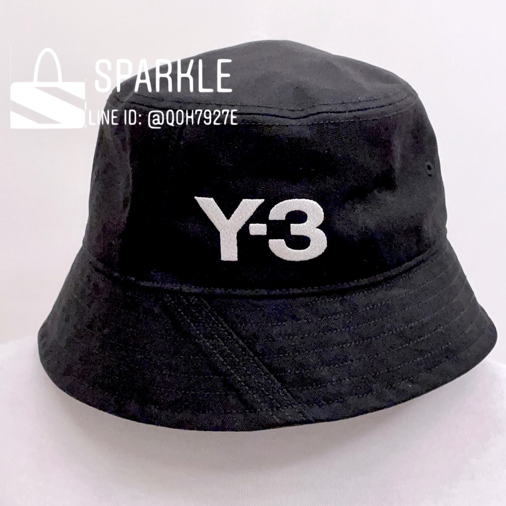 ✴Sparkle歐美精品✴ Y-3刺繡logo漁夫帽 遮陽帽 帽子 IQ3394 現貨真品-細節圖7