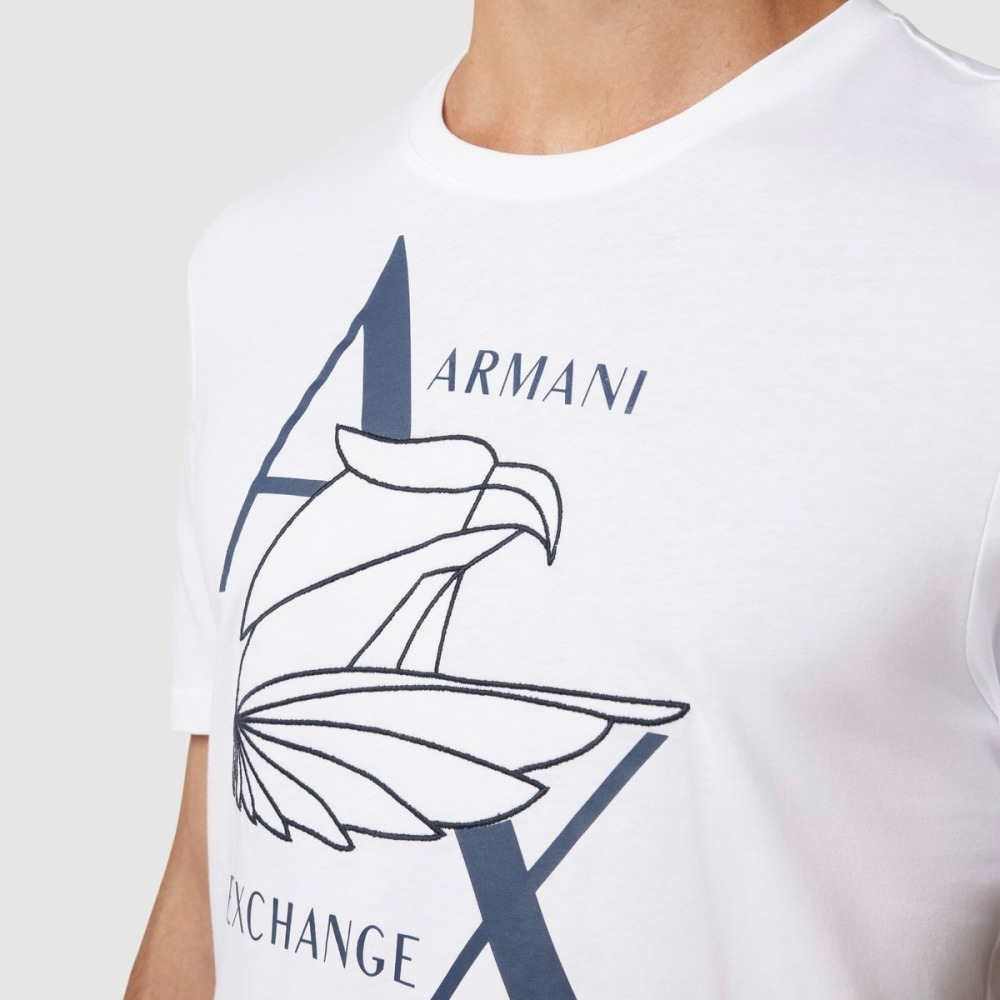 ✴Sparkle歐美精品✴ Armani Exchange AX 刺繡老鷹logo短袖上衣T恤 現貨真品-細節圖2