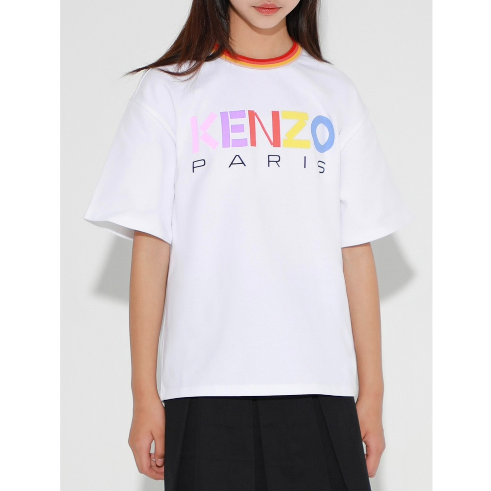 ✴Sparkle歐美精品✴ KENZO 品牌logo短袖上衣T恤 青年版 現貨真品-細節圖4