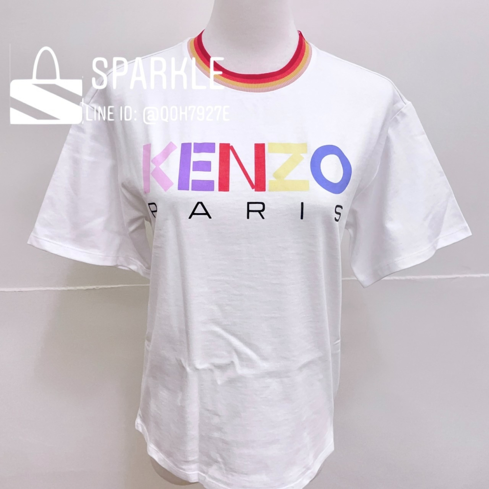 ✴Sparkle歐美精品✴ KENZO 品牌logo短袖上衣T恤 青年版 現貨真品-細節圖8