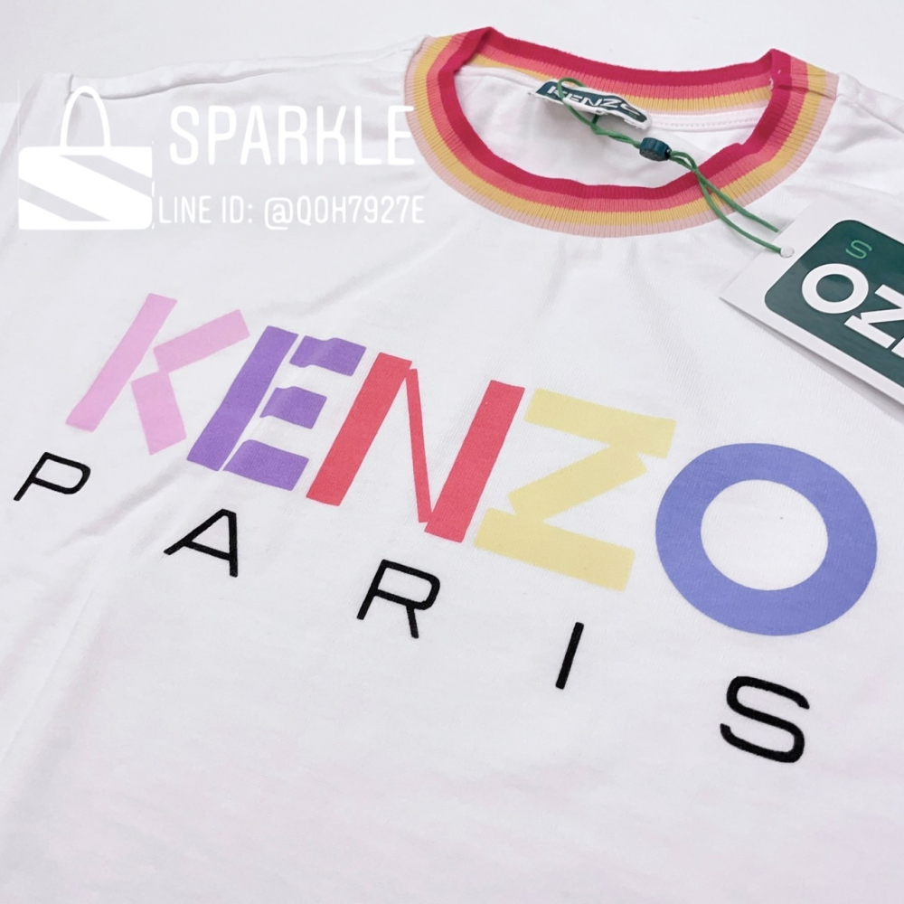 ✴Sparkle歐美精品✴ KENZO 品牌logo短袖上衣T恤 青年版 現貨真品-細節圖9