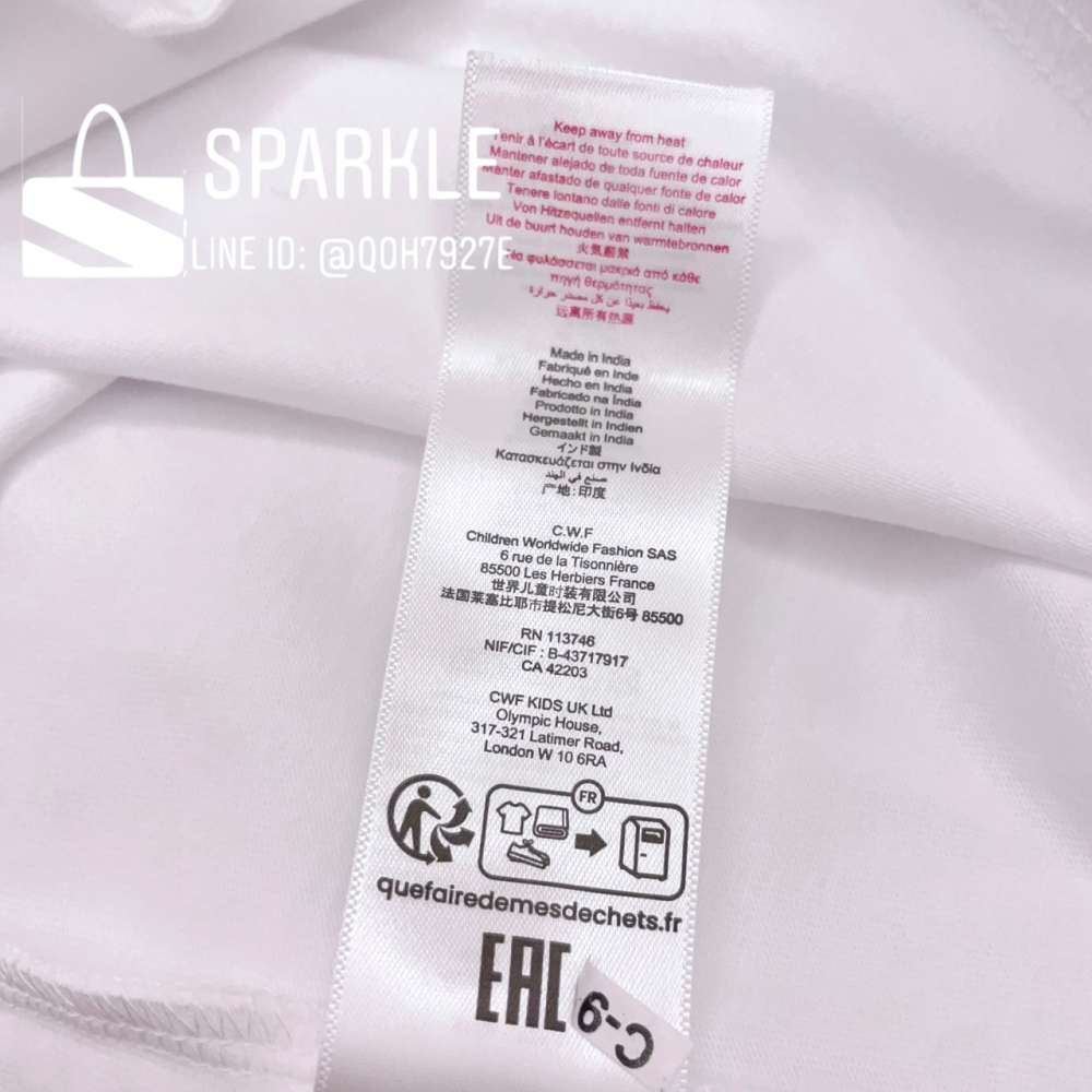 ✴Sparkle歐美精品✴ Karl Lagerfeld 老佛爺卡爾側身logo短袖上衣T恤 青年版 現貨真品-細節圖11