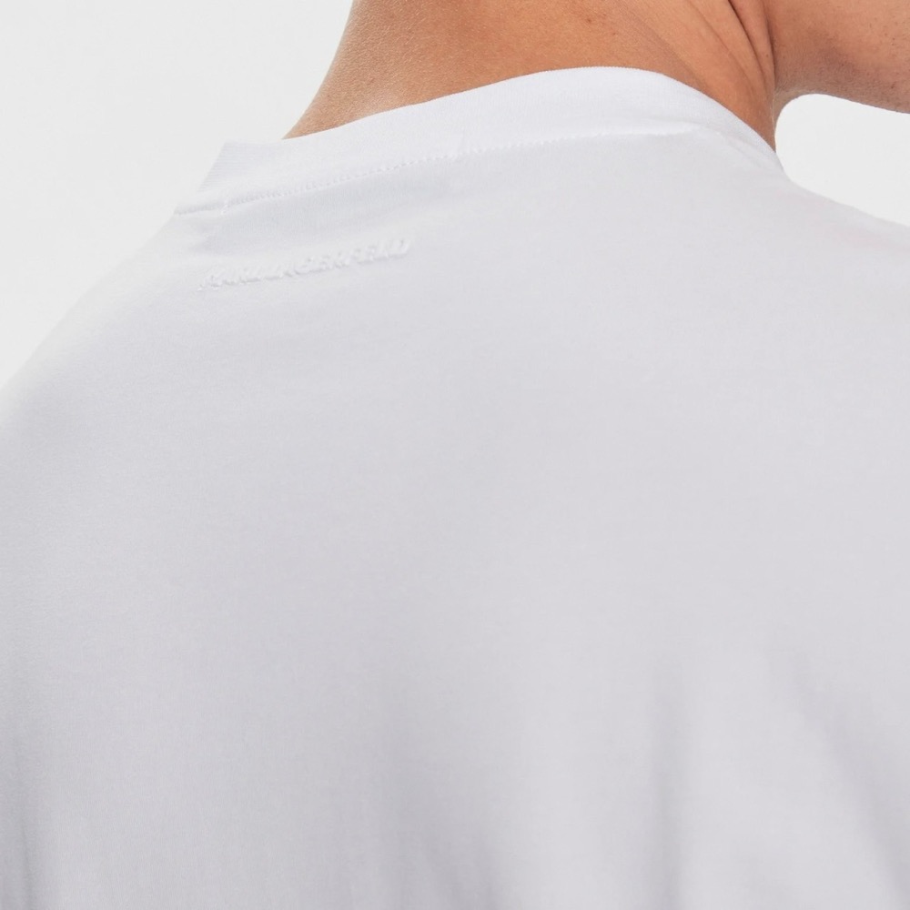 ✴Sparkle歐美精品✴ Karl Lagerfeld 歐版 老佛爺卡爾左胸側身卡爾長袖上衣T恤 長T 現貨真品-細節圖5