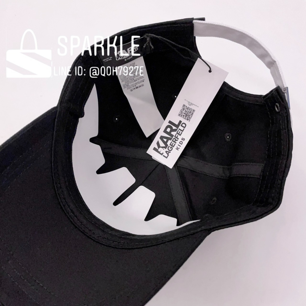 ✴Sparkle歐美精品✴ Karl Lagerfeld 老佛爺卡爾貓咪線條棒球帽 帽子 青年版 現貨真品-細節圖7