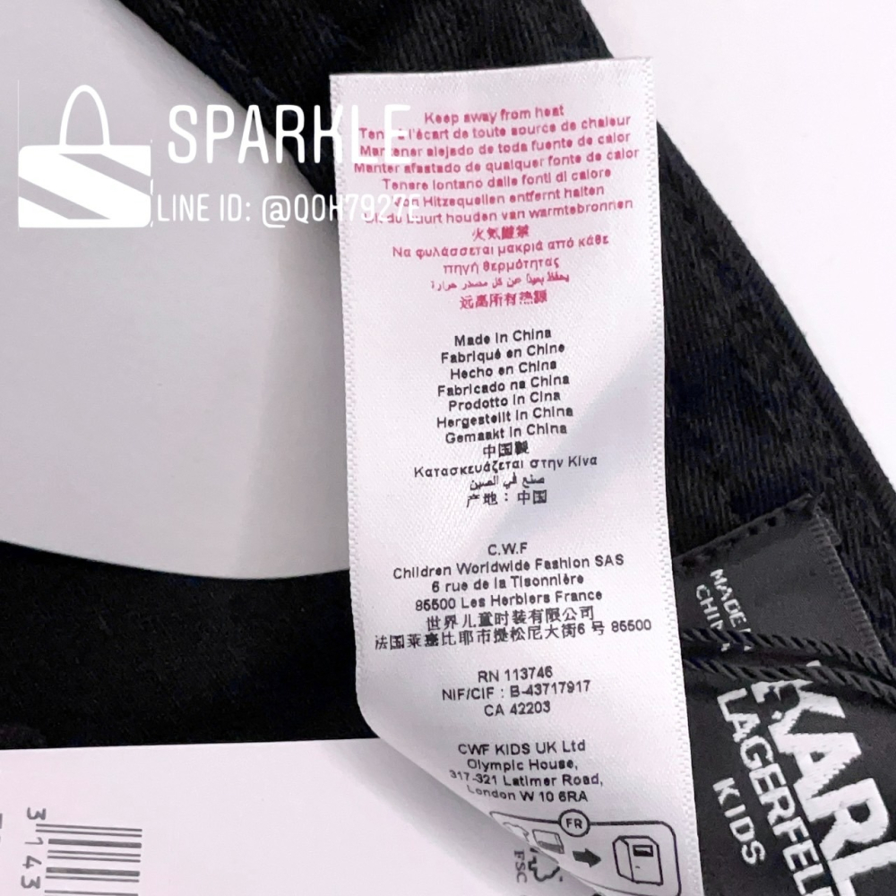 ✴Sparkle歐美精品✴ Karl Lagerfeld 老佛爺卡爾貓咪線條棒球帽 帽子 青年版 現貨真品-細節圖9