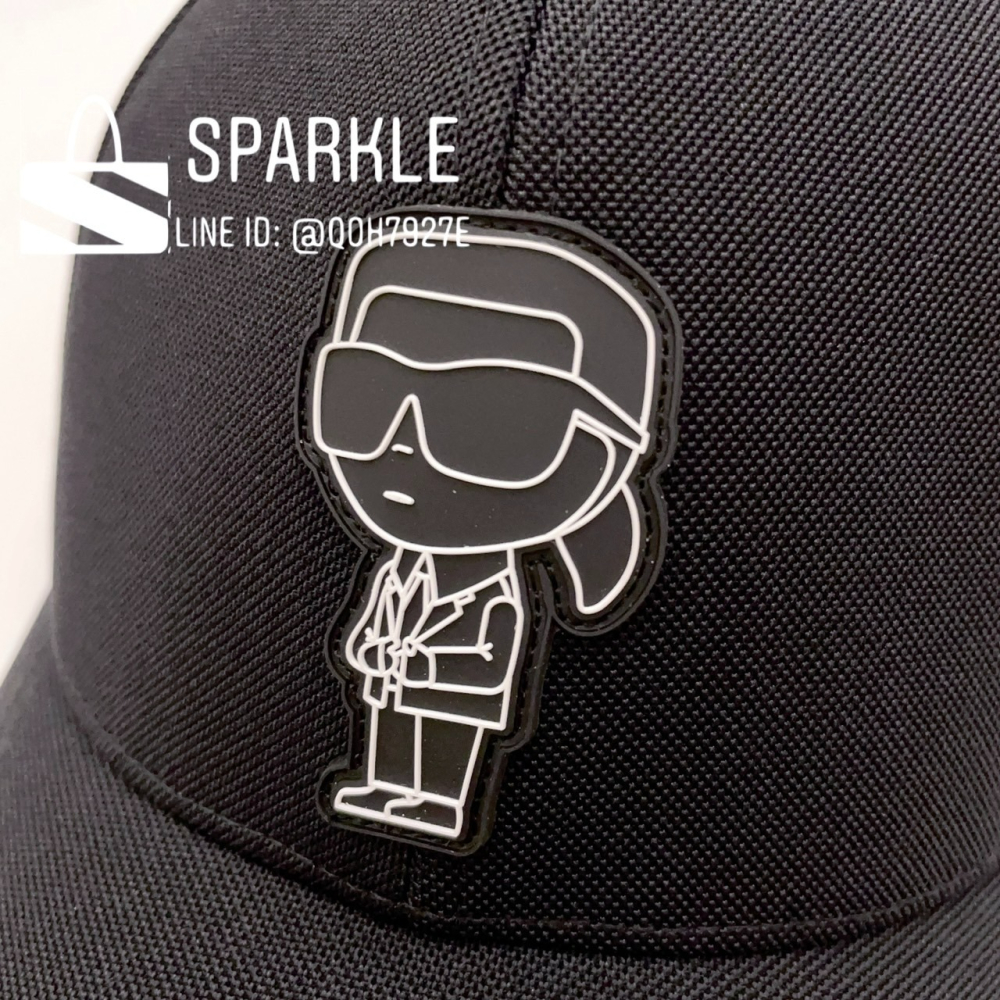 ✴Sparkle歐美精品✴ Karl Lagerfeld  老佛爺卡爾側身棒球帽 遮陽帽 帽子 現貨真品-細節圖7