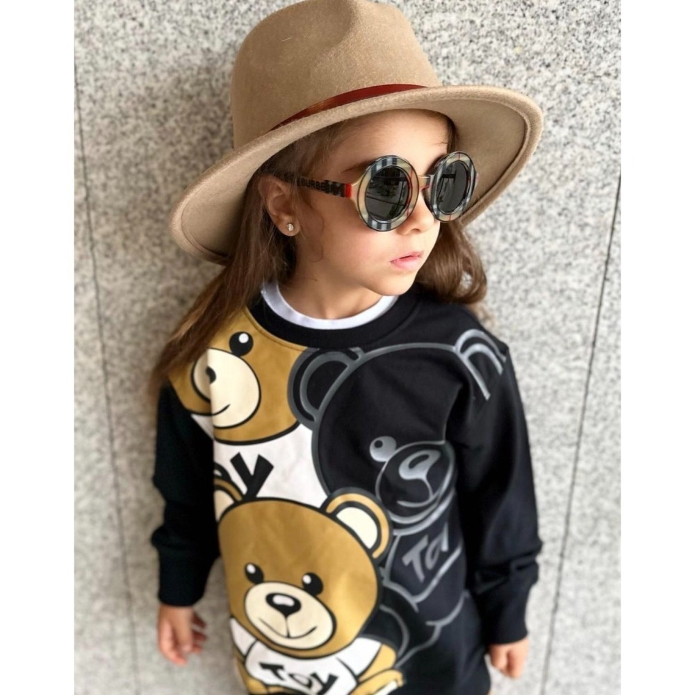 ✴Sparkle歐美精品✴ Moschino三隻大熊長袖衛衣/大學T 青年版 現貨真品-細節圖4