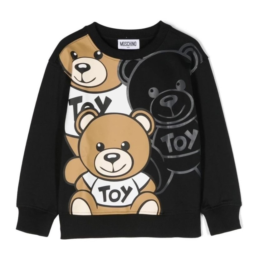 ✴Sparkle歐美精品✴ Moschino三隻大熊長袖衛衣/大學T 青年版 現貨真品-細節圖5
