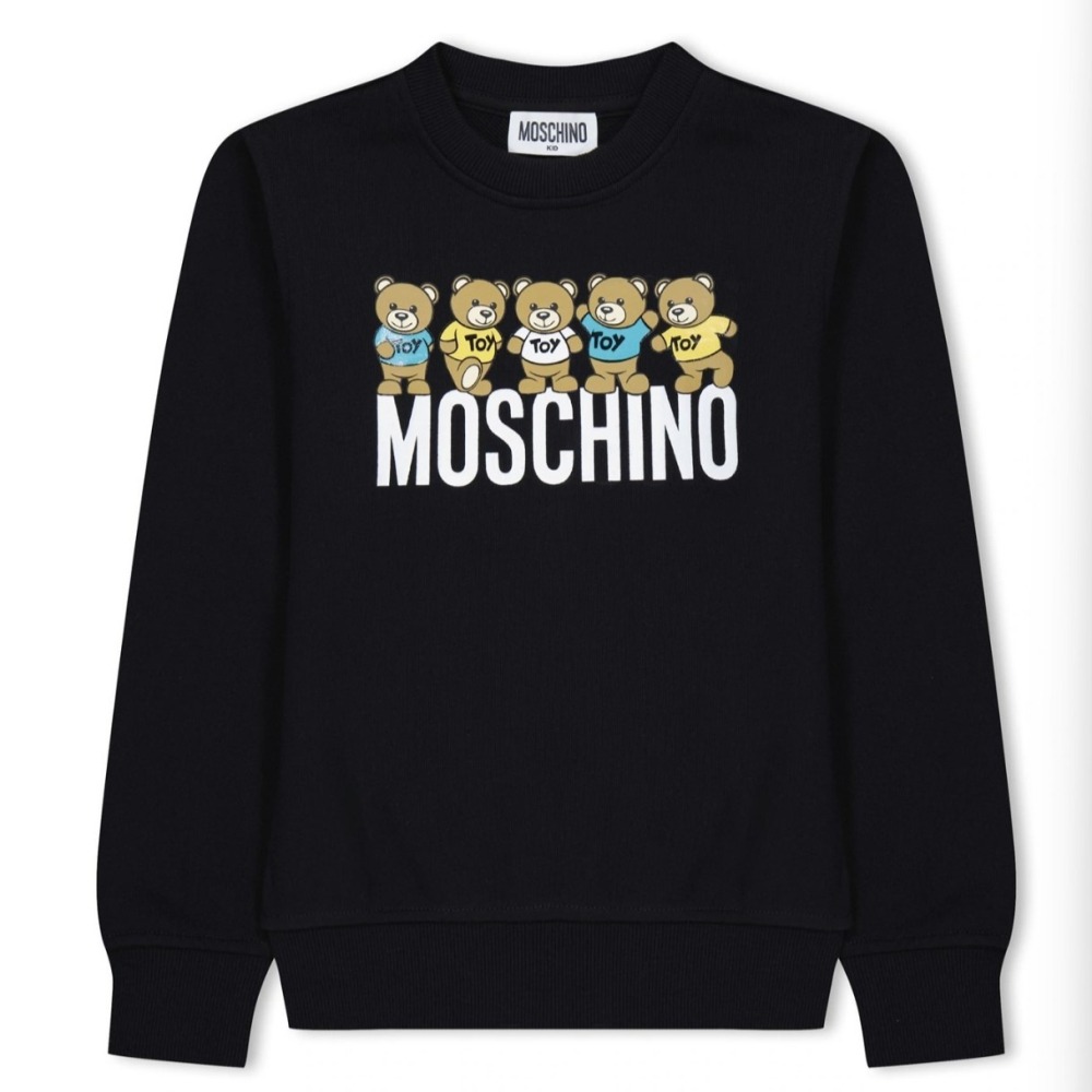 ✴Sparkle歐美精品✴ Moschino五隻小熊長袖衛衣/大學T 青年版 現貨真品-細節圖2