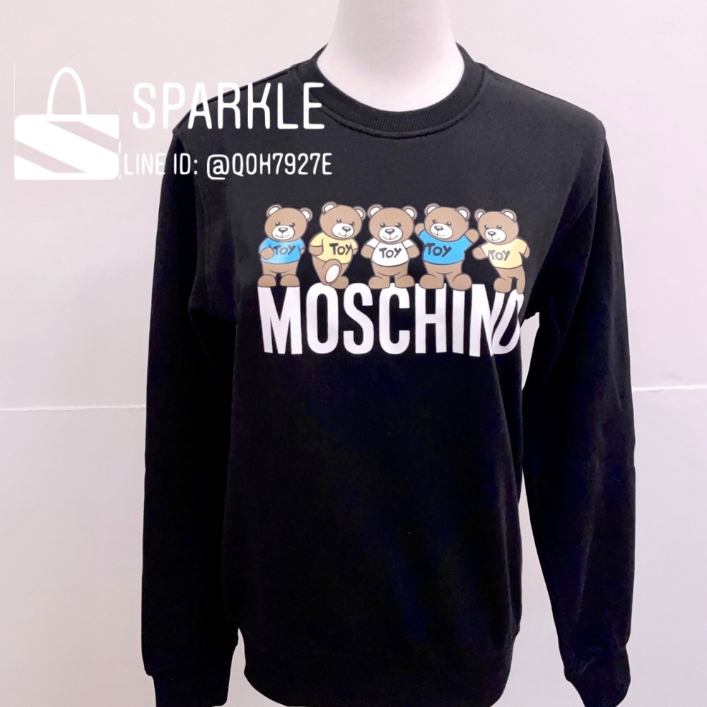 ✴Sparkle歐美精品✴ Moschino五隻小熊長袖衛衣/大學T 青年版 現貨真品-細節圖6
