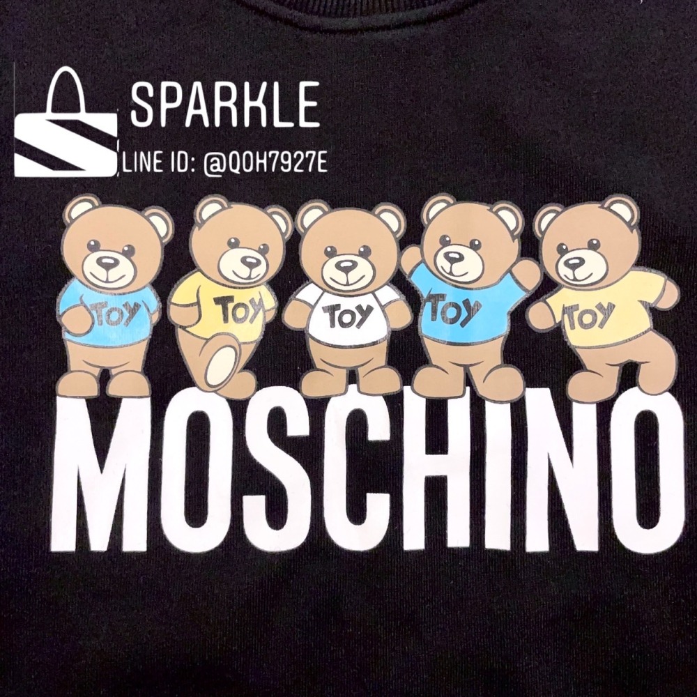 ✴Sparkle歐美精品✴ Moschino五隻小熊長袖衛衣/大學T 青年版 現貨真品-細節圖11