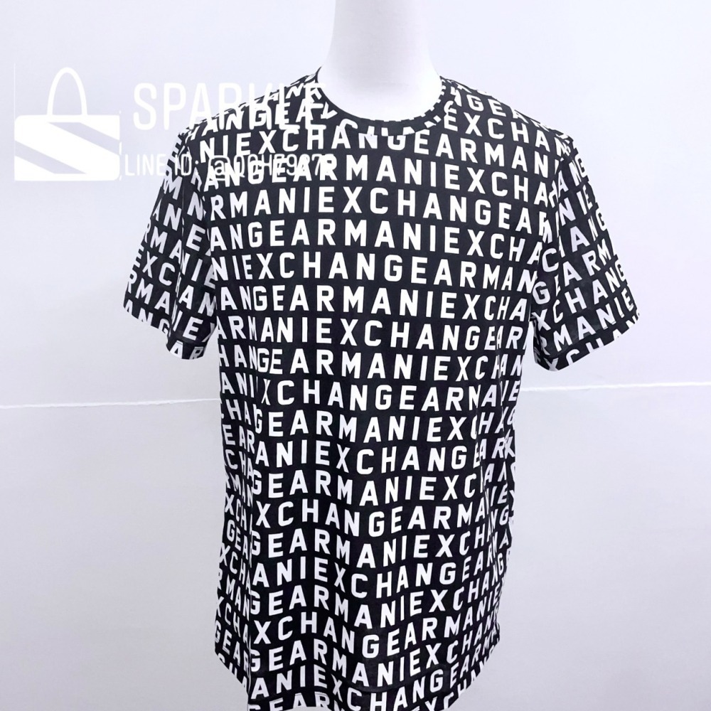 ✴Sparkle歐美精品✴ Armani Exchange AX 滿版logo短袖上衣T恤 現貨真品-細節圖8