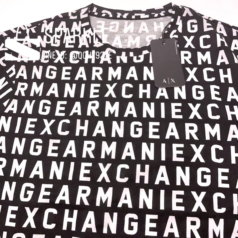 ✴Sparkle歐美精品✴ Armani Exchange AX 滿版logo短袖上衣T恤 現貨真品-細節圖9