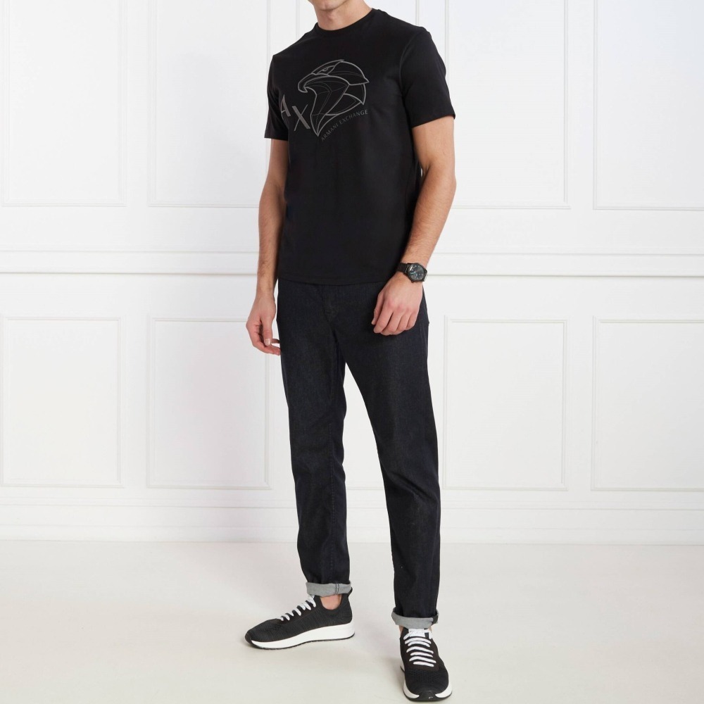 ✴Sparkle歐美精品✴ Armani Exchange 刺繡老鷹AX logo短袖上衣T恤 現貨真品-細節圖6