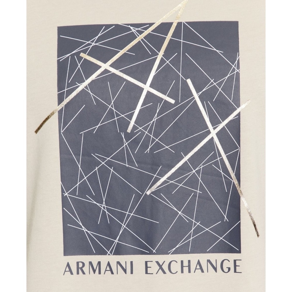 ✴Sparkle歐美精品✴ Armani Exchange 燙金AX logo短袖上衣T恤 現貨真品-細節圖4