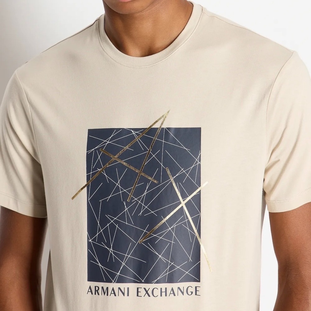 ✴Sparkle歐美精品✴ Armani Exchange 燙金AX logo短袖上衣T恤 現貨真品-細節圖6