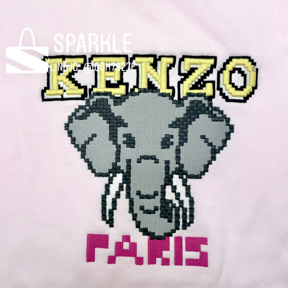 ✴Sparkle歐美精品✴ KENZO 立體刺繡大象Logo大學T / 衛衣 青年版 現貨真品-細節圖7