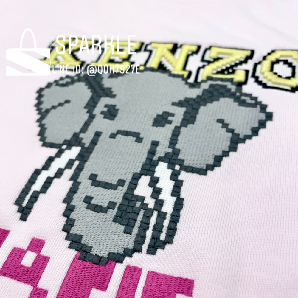 ✴Sparkle歐美精品✴ KENZO 立體刺繡大象Logo大學T / 衛衣 青年版 現貨真品-細節圖8