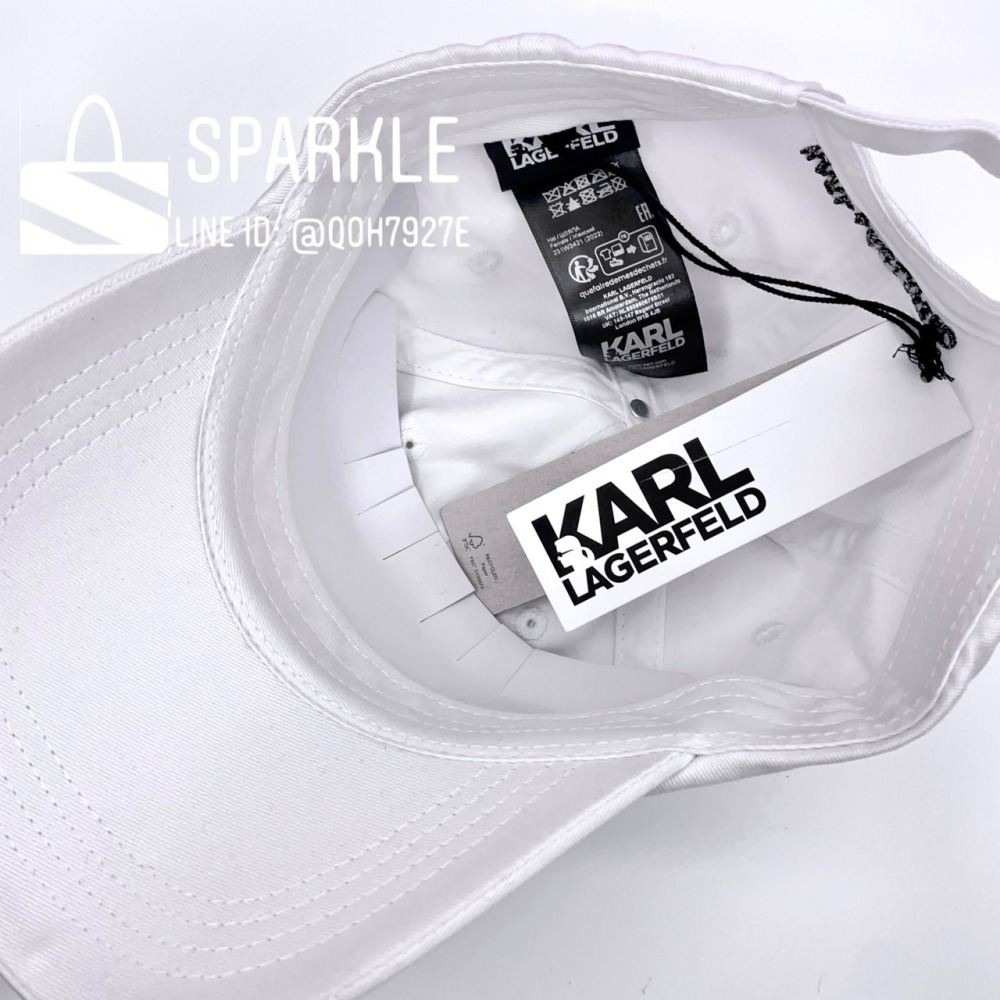 ✴Sparkle歐美精品✴ Karl Lagerfeld 卡爾貓咪徽標棒球帽 帽子 遮陽帽 現貨真品-細節圖9