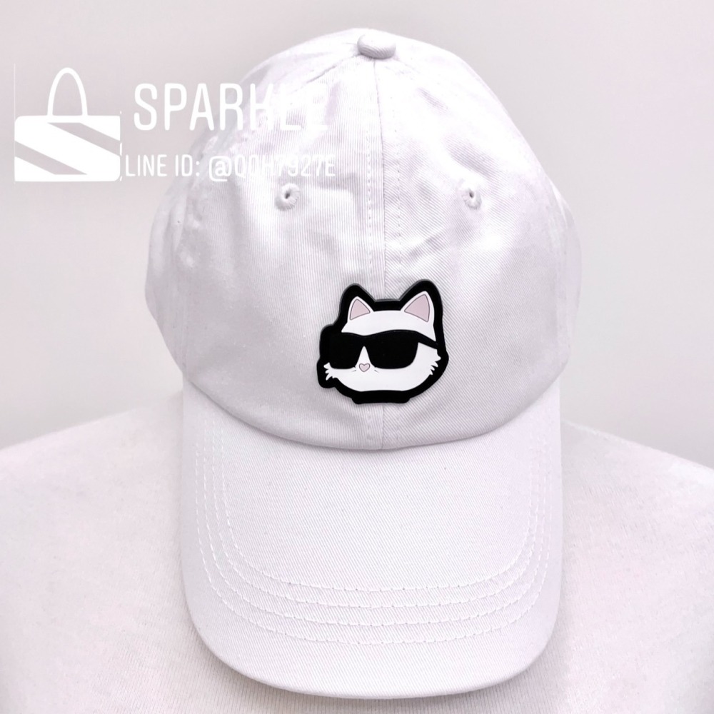 ✴Sparkle歐美精品✴ Karl Lagerfeld 卡爾貓咪徽標棒球帽 帽子 遮陽帽 現貨真品-細節圖11
