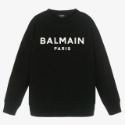 ✴Sparkle歐美精品✴ Balmain 品牌字母植絨logo大學T / 衛衣 青年版 現貨真品-規格圖11