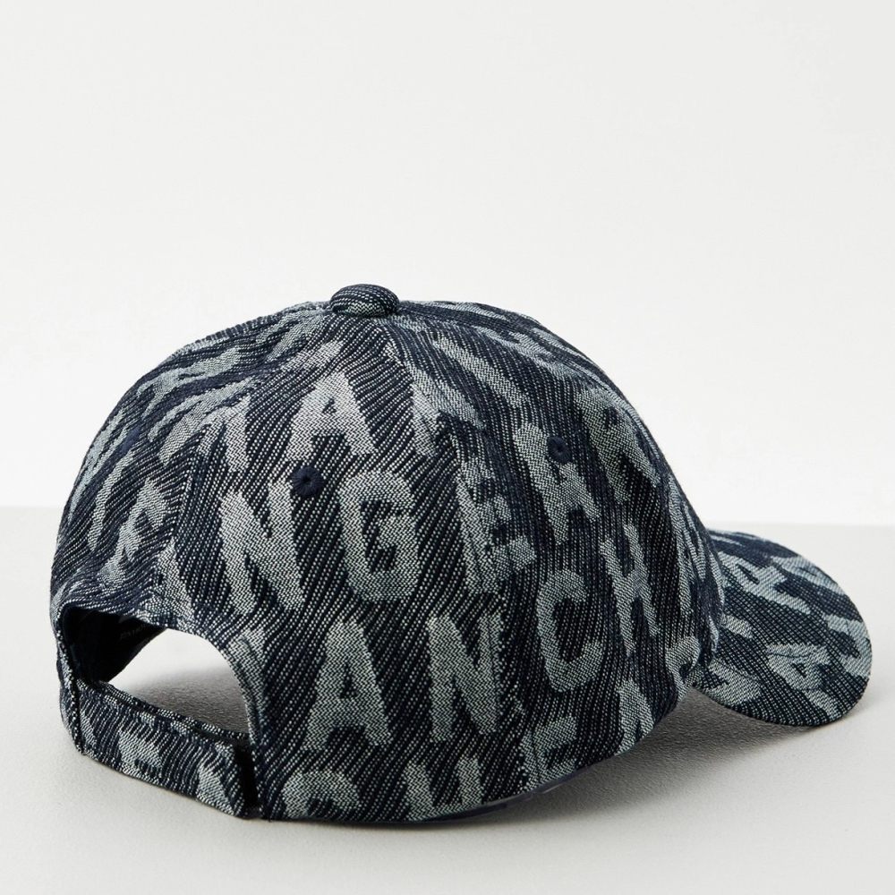 ✴Sparkle歐美精品✴ Armani Exchange AX滿版logo牛仔棒球帽 帽子 現貨真品-細節圖7