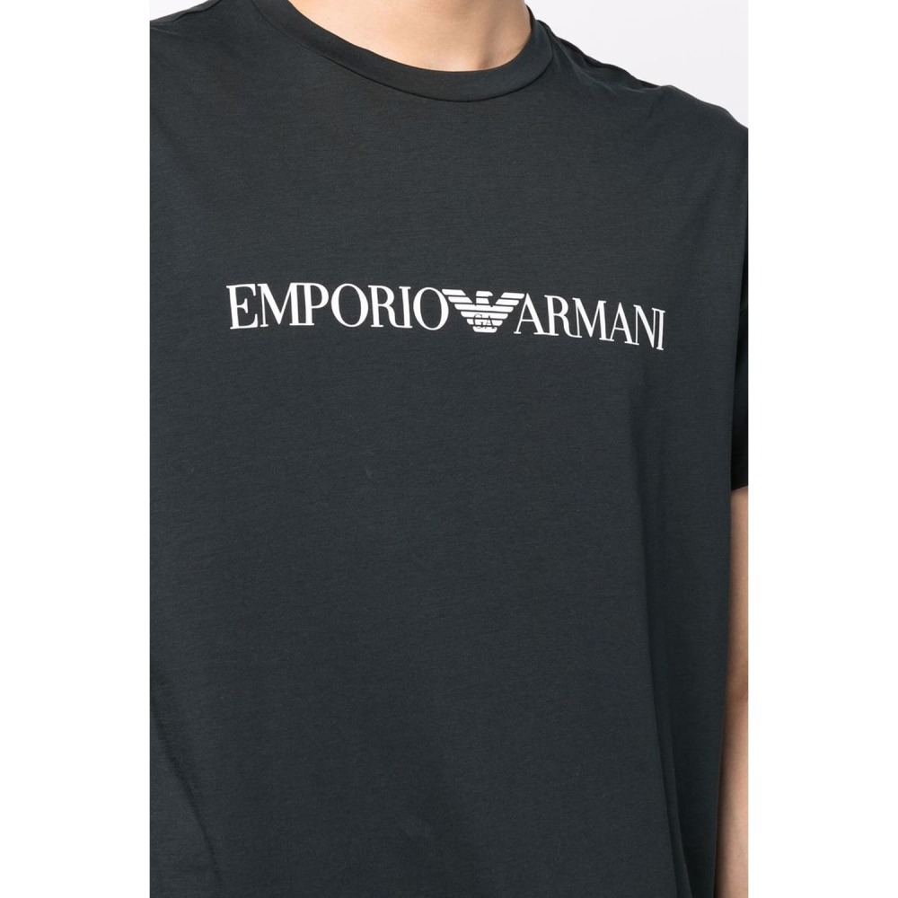 ✴Sparkle歐美精品✴ Emporio Armani EA品牌排字短袖T恤上衣 現貨真品-細節圖7