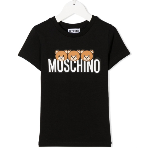 ✴Sparkle歐美精品✴ Moschino 三隻小熊logo短袖T恤上衣 青年版 現貨真品